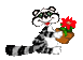 кот с букетом :cat:
